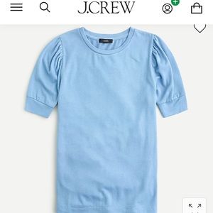 J. Crew Supercozy Puff-Sleeve Top